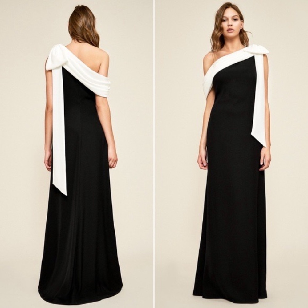 Tadashi Shoji- 12 Petite - Black & White NWT